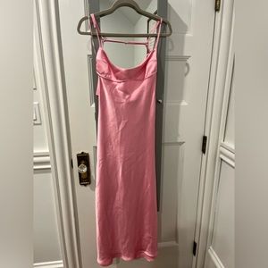 Satin zara maxi dress